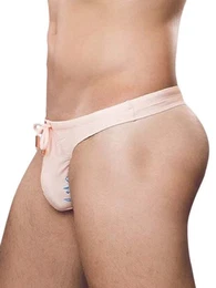 String Print Swim Thong V80 Tahiti Peach S