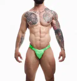 Slip Emerald Tanga Brief Underwear Green