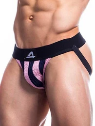 String C4M Jockstrap Stripe Pink M