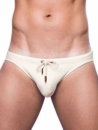 Badehose Core V20 Swim Briefs Swimwear Sand L