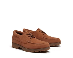 Timberland Britton Square Lace Up Shoe Schnürschuh Braun/Beige