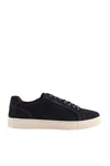Next Lederturnschuhe Sneaker Dunkelblau/Hellblau/Blau