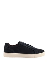 Next Lederturnschuhe Sneaker Dunkelblau/Hellblau/Blau