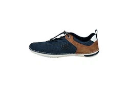 bugatti Schnürschuh Sneaker Slipper (321-ASG03-5000) Hellblau/Dunkelblau/Blau/Pastell