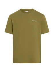 Calvin Klein T-Shirt Micro Logo Dunkelgrün/Khaki