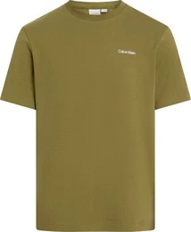 T-Shirt Micro Logo aus dickem Winterjersey, mit Logoprint