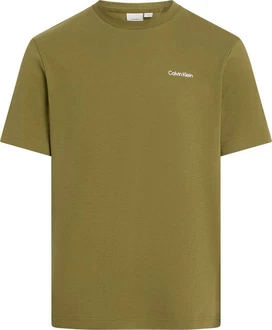 Calvin Klein T-Shirt Micro Logo Dunkelgrün/Khaki