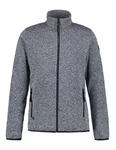 Icepeak Strickfleecejacke Agen Dunkelblau/Grau/Dunkelgrau/Hellgrau