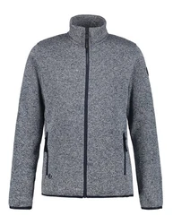 Icepeak Strickfleecejacke Agen Dunkelblau/Grau/Dunkelgrau/Hellgrau