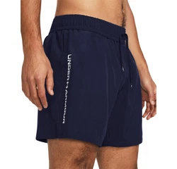 Under Armour UA TECH WOVEN WORDMARK SHORT Dunkelblau/Blau/Hellblau/Weiß