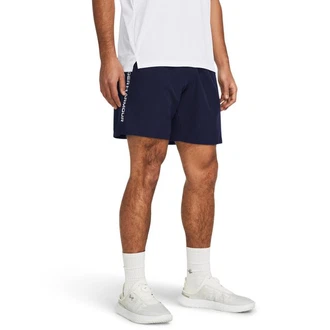 Under Armour UA TECH WOVEN WORDMARK SHORT Dunkelblau/Blau/Hellblau/Weiß