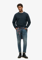 Superdry Sweatshirt Essential Logo Crew Grau/Schwarz/Dunkelblau/Dunkelgrau