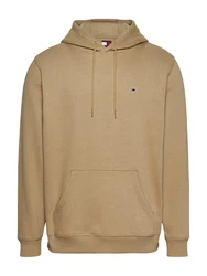 Tommy Jeans Sweatshirt TJM REG S FLAG HOODIE Khaki/Beige/Braun