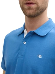 TOM TAILOR Poloshirt Blau/Hellblau