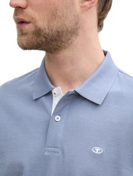 TOM TAILOR Poloshirt Blau/Grau/Hellblau