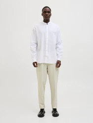 JACK & JONES Hose JPSTAce Leo Khaki/Beige/Weiß/Hellgrün