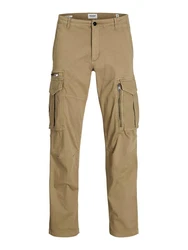 Jack & Jones Cargohose JPSTKANE CRUISE CARGO NOOS Khaki/Braun