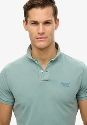 Superdry Poloshirt VINT DESTROY POLO Grün/Türkis/Hellblau/Blau