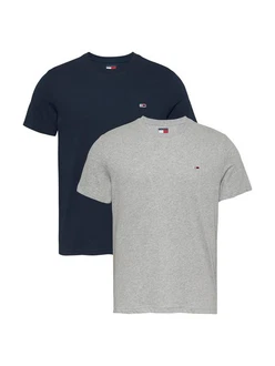 Tommy Jeans T-Shirt Dunkelblau/Dunkelgrau/Grau/Hellgrau