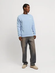 JACK & JONES Sweatshirt JJBEAU Hellblau/Blau