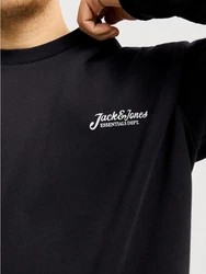 JACK & JONES Sweatshirt JJBEAU Dunkelblau/Schwarz