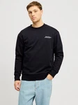 JACK & JONES Sweatshirt JJBEAU Dunkelblau/Schwarz