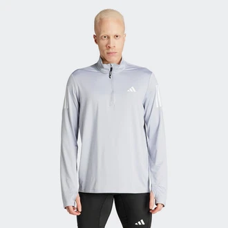 adidas Performance Rollkragenshirt OTR B HZ Grau/Hellgrau/Blau/Hellblau