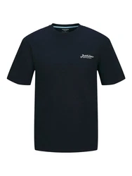 Jack & Jones Rundhalsshirt JJBEAU TEE SS FRONTPRINT 3PK (Packung, 3-tlg) Hellblau/Pastell/Blau/Weiß