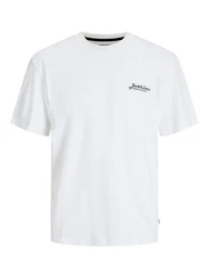Jack & Jones Rundhalsshirt JJBEAU TEE SS FRONTPRINT 3PK (Packung, 3-tlg) Hellblau/Pastell/Blau/Weiß