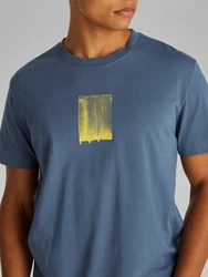Calvin Klein Jeans T-Shirt Dunkelblau/Blau/Grau/Hellblau