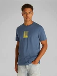 Calvin Klein Jeans T-Shirt Dunkelblau/Blau/Grau/Hellblau