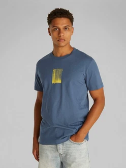 Calvin Klein Jeans T-Shirt Dunkelblau/Blau/Grau/Hellblau