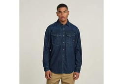 G-STAR Jeanshemd Dakota Slim Blau/Dunkelblau/Hellblau