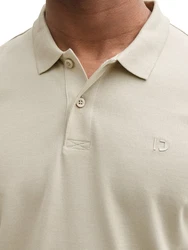 TOM TAILOR Denim Poloshirt Khaki/Beige