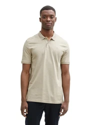 TOM TAILOR Denim Poloshirt Khaki/Beige