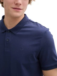 TOM TAILOR Denim Poloshirt Dunkelblau/Blau/Hellblau