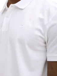 TOM TAILOR Denim Poloshirt Weiß/Creme