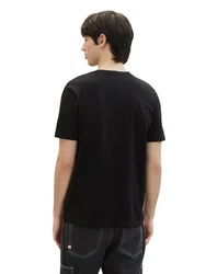 TOM TAILOR Denim T-Shirt (3er-Pack) Schwarz