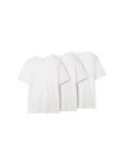 TOM TAILOR Denim T-Shirt (3er-Pack) Weiß/Grau/Creme