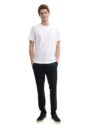 TOM TAILOR T-Shirt mit Logo Weiß/Creme