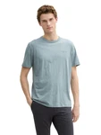 TOM TAILOR T-Shirt mit Logo Blau/Grau/Hellblau/Grün