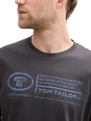TOM TAILOR T-Shirt Grün/Türkis/Dunkelgrün/Dunkelblau/Grau/Dunkelgrau/Beige