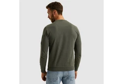 PME LEGEND Sweatshirt mit Logo Schriftzug Dunkelgrün/Grün/Khaki