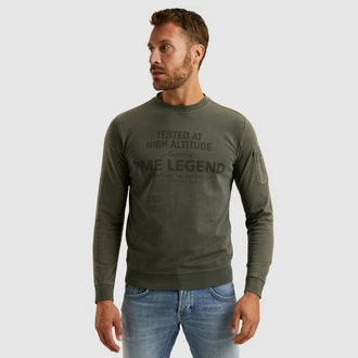 PME LEGEND Sweatshirt mit Logo Schriftzug