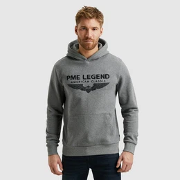 Kapuzensweatshirt Hooded soft terry with logo mit Logostickerei