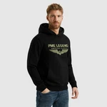 PME LEGEND Kapuzensweatshirt Hooded Soft Terry Logo Dunkelgrün/Lila/Grün/Gelb