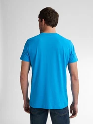 Petrol Industries Rundhalsshirt mit Logo Stickerei Blau/Türkis/Hellblau