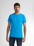 Petrol Industries Rundhalsshirt mit Logo Stickerei Blau/Türkis/Hellblau
