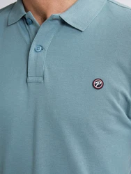 Petrol Industries Poloshirt 'Dolphin' Blau/Grün/Hellblau/Türkis