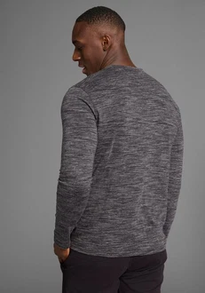 Bruno Banani Langarmshirt Dunkelgrau/Schwarz/Hellgrau/Grau